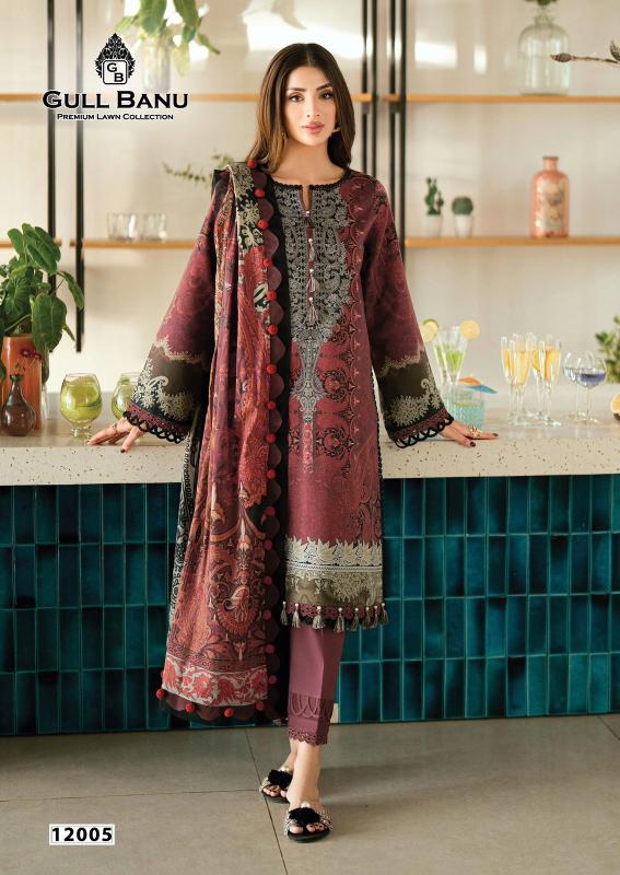 Gull aahmed gull banu vol-12 wholesaler of salwar suits in kolkata